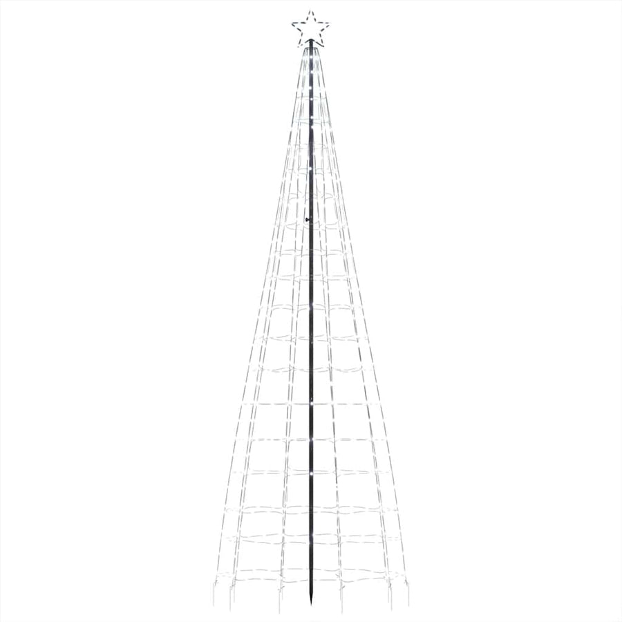 LED Christmas Tree with Spikes 570 LEDs Cold White 300 cm
