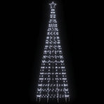 LED Christmas Tree with Spikes 570 LEDs Cold White 300 cm