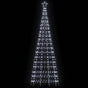 LED Christmas Tree with Spikes 570 LEDs Cold White 300 cm