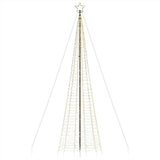 LED Christmas Tree with Spikes 1534 LEDs Warm White 500 cm