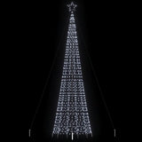 LED Christmas Tree with Spikes 1534 LEDs Cold White 500 cm