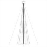 LED Christmas Tree with Spikes 1534 LEDs Cold White 500 cm