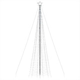 LED Christmas Tree with Spikes 1534 LEDs Cold White 500 cm
