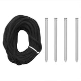 LED Christmas Tree with Spikes 1534 LEDs Cold White 500 cm - Low Angle