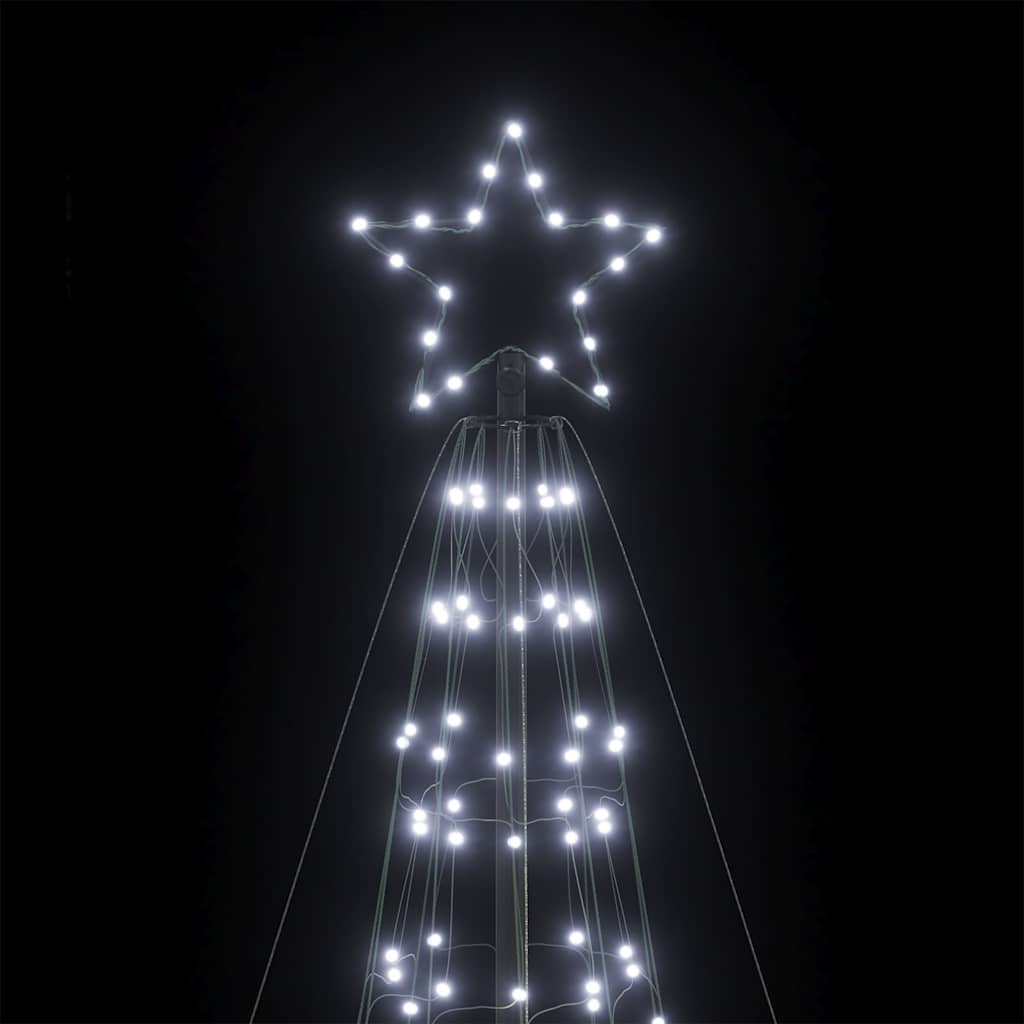 LED Christmas Tree with Spikes 1534 LEDs Cold White 500 cm