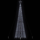 LED Christmas Tree with Spikes 1534 LEDs Cold White 500 cm