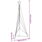 LED Christmas Tree 483 LEDs Warm White 240 cm