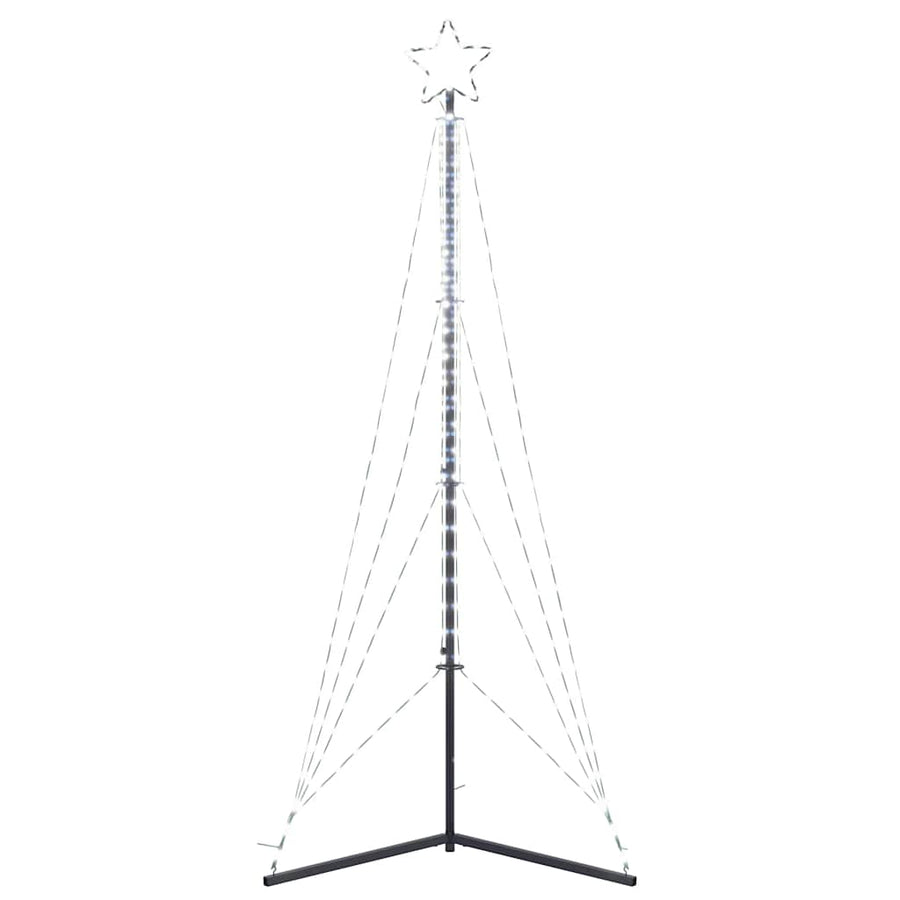 LED Christmas Tree 483 LEDs Cold White 240 cm