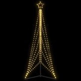LED Christmas Tree 525 LEDs Warm White 302 cm - Side View