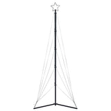 LED Christmas Tree 525 LEDs Warm White 302 cm - Rear View