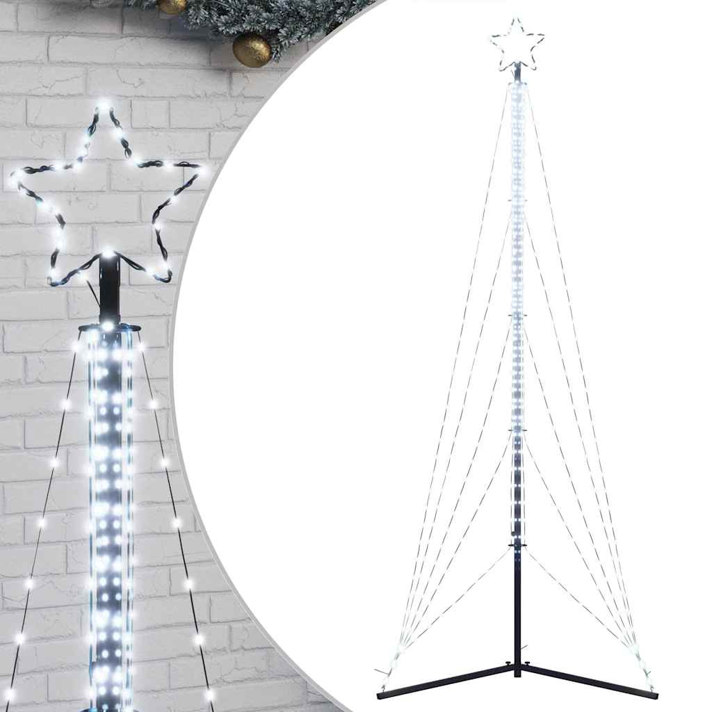 LED Christmas Tree 525 LEDs Cold White 302 cm