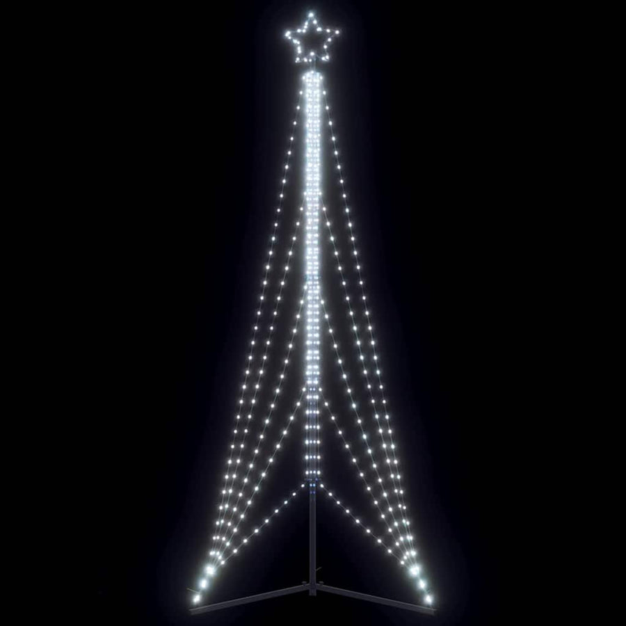 LED Christmas Tree 525 LEDs Cold White 302 cm