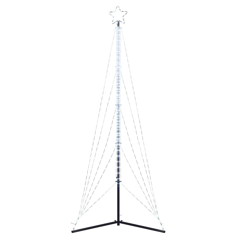 LED Christmas Tree 525 LEDs Cold White 302 cm