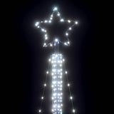 LED Christmas Tree 525 LEDs Cold White 302 cm