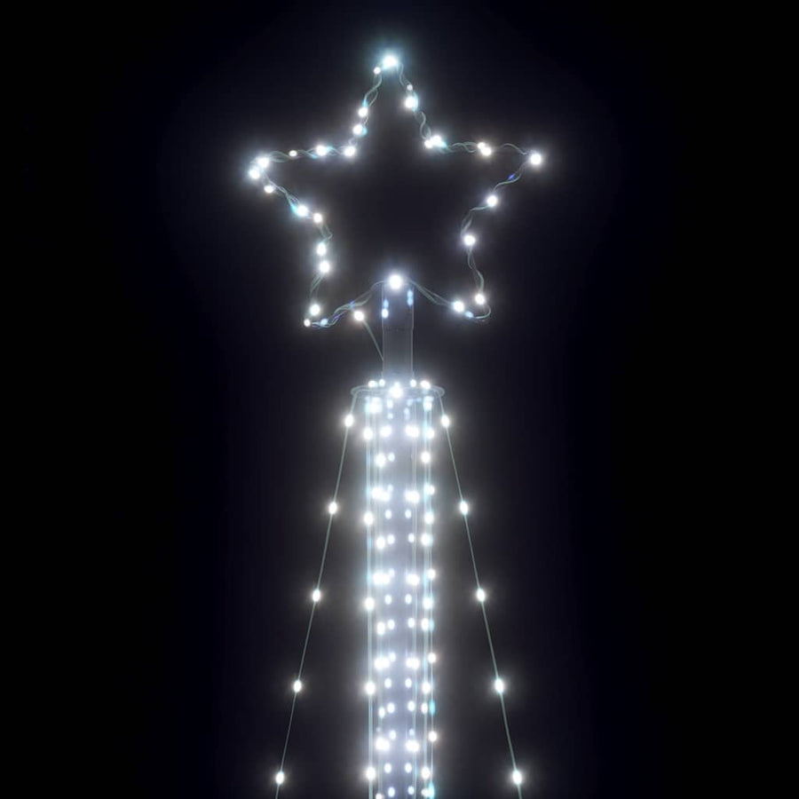 LED Christmas Tree 525 LEDs Cold White 302 cm
