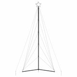 LED Christmas Tree 615 LEDs Warm White 404.5 cm - Rear View