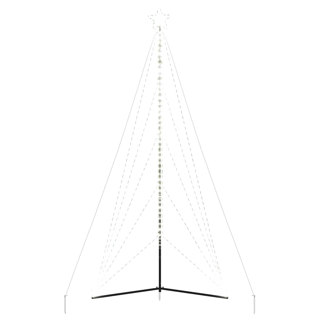 LED Christmas Tree 615 LEDs Cold White 404.5 cm