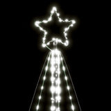 LED Christmas Tree 615 LEDs Cold White 404.5 cm - Extra Image