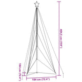 LED Christmas Tree 615 LEDs Cold White 404.5 cm