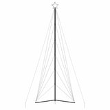 LED Christmas Tree 861 LEDs Warm White 478 cm - Rear View