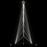 LED Christmas Tree 861 LEDs Cold White 478 cm - Side View