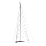 LED Christmas Tree 861 LEDs Cold White 478 cm - Top-Down View