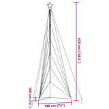 LED Christmas Tree 861 LEDs Cold White 478 cm