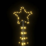 LED Christmas Tree 447 LEDs Warm White 240 cm