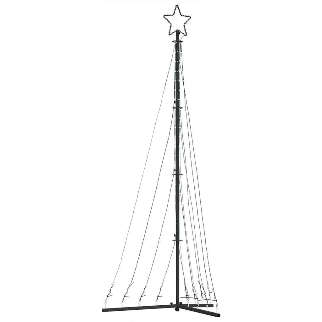LED Christmas Tree 447 LEDs Cold White 240 cm