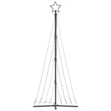 LED Christmas Tree 447 LEDs Cold White 240 cm - 45-Degree Angle