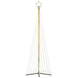 LED Christmas Tree 495 LEDs Warm White 302 cm - Rear View