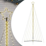 LED Christmas Tree 570 LEDs Warm White 404.5 cm - Front View