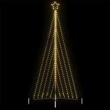 LED Christmas Tree 570 LEDs Warm White 404.5 cm - Side View