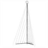 LED Christmas Tree 570 LEDs Warm White 404.5 cm - Top-Down View