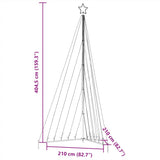 LED Christmas Tree 570 LEDs Warm White 404.5 cm