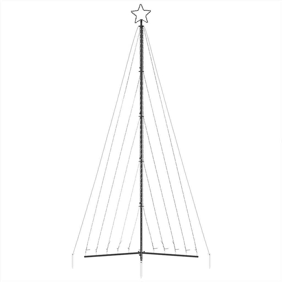 LED Christmas Tree 570 LEDs Cold White 404.5 cm