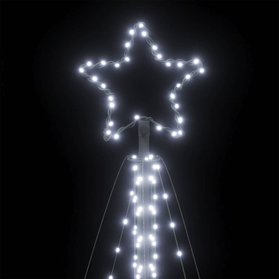LED Christmas Tree 570 LEDs Cold White 404.5 cm