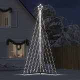 LED Christmas Tree 570 LEDs Cold White 404.5 cm