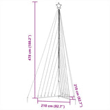 LED Christmas Tree 789 LEDs Warm White 478 cm