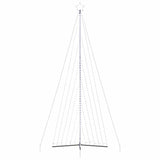 LED Christmas Tree 789 LEDs Cold White 478 cm - Rear View