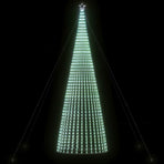 LED Christmas Tree 1544 LEDs Cold White 500 cm