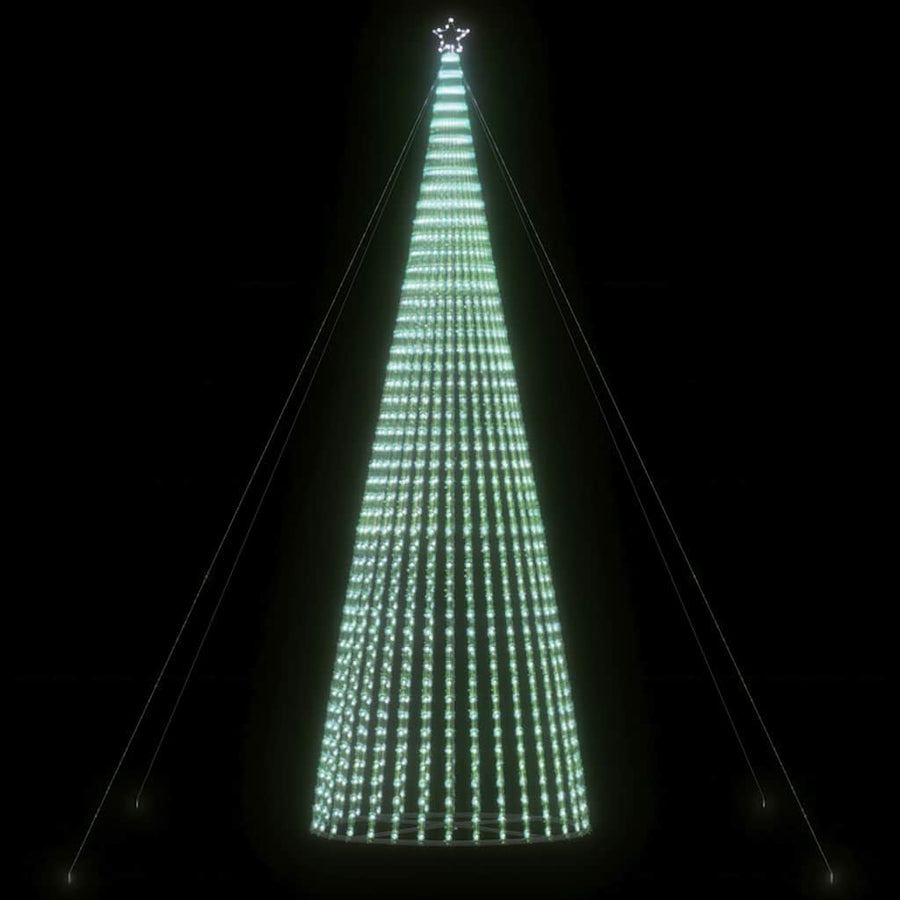 LED Christmas Tree 1544 LEDs Cold White 500 cm