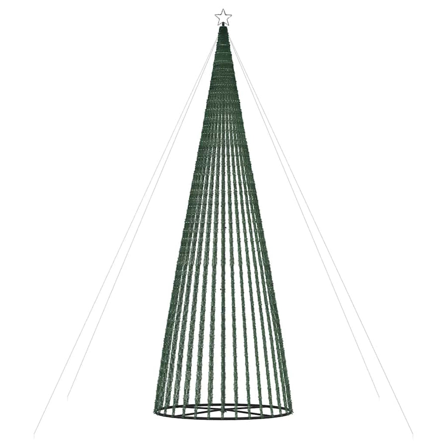 LED Christmas Tree 1544 LEDs Cold White 500 cm