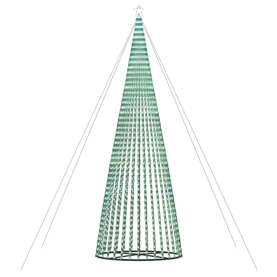 LED Christmas Tree 1544 LEDs Cold White 500 cm