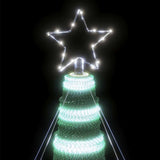LED Christmas Tree 1544 LEDs Cold White 500 cm - Extra Image
