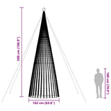 LED Christmas Tree 1544 LEDs Cold White 500 cm