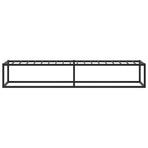 Bed Frame without Mattress Black 92x187 cm Single Metal
