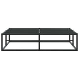 Bed Frame without Mattress Black 137x187 cm Double Metal - 45-Degree Angle