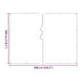 Plant CoverÂ with Eyelets 3x6 m Polyethylene - Extra Image