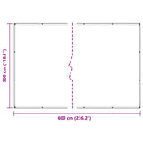 Plant Cover with Eyelets 3x6 m PVC - Extra Image